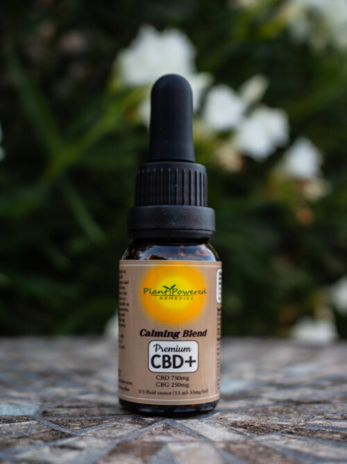 Calming Blend Herbal CBD/CBG Oil 15ml | Plant Powered Remedies